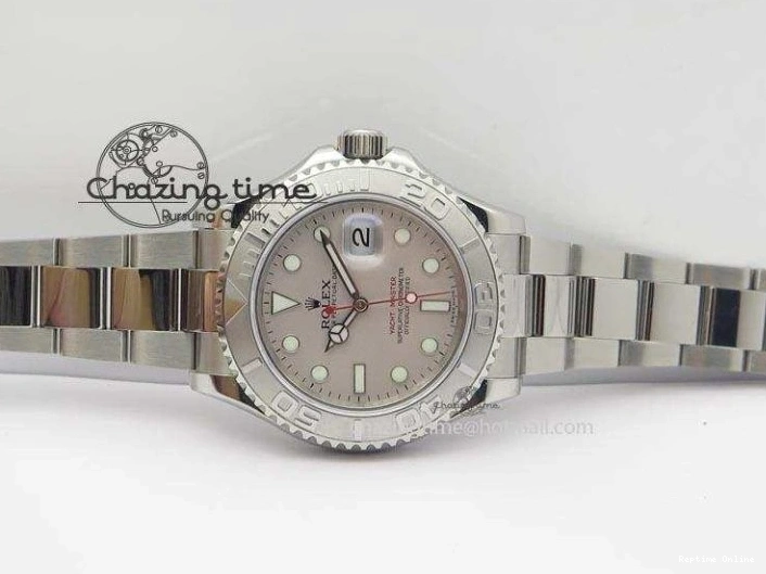 0901 Effortless Yacht-Master BP Maker 16622 Silver Dial On SS Bracelet A 3868